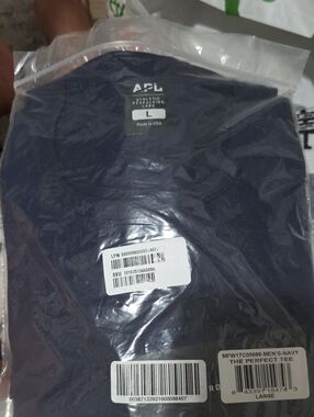 APL Men's Navy Short Sleeve Tee